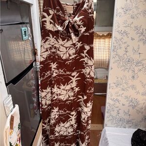Brixton Brown and Cream Maxi Dress